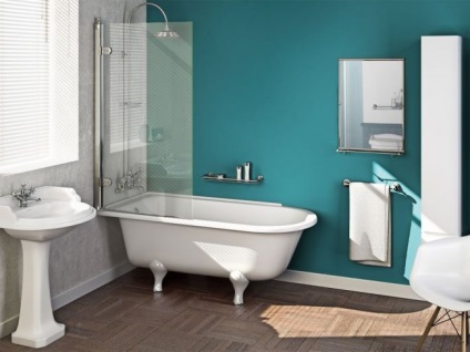 Синя ванна кімната 75 елегантних інтер'єрів в холодних тонах
