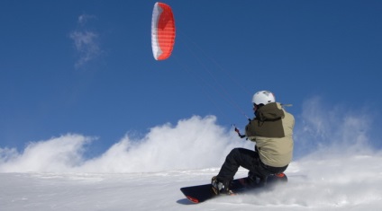 Snowboard pentru snowkiting