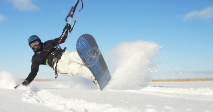 Snowboard pentru snowkiting