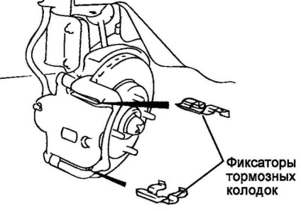 Зняття, перевірка і установка передніх гальмівних колодок hyundai matrix