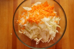 Salata salata de varza proaspata si morcovi, blog de familie
