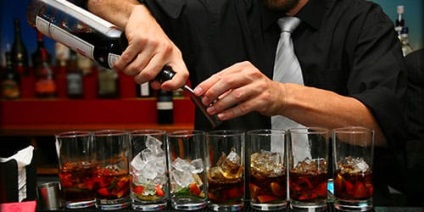 Interpretarea unui cocktail despre ceea ce face un vis de cocktail