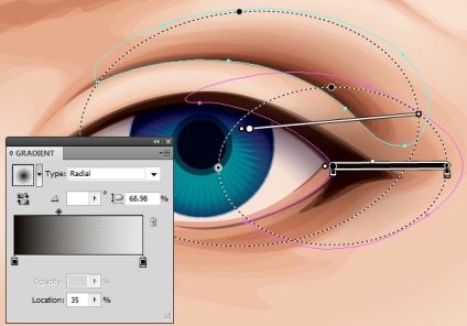 Készítsen szem elfogyott fotózás Adobe Illustrator, gyűjtemény microstock tippek