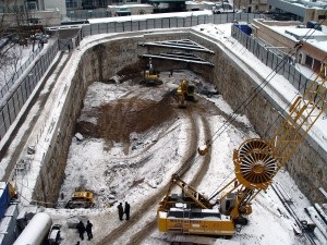 Стіна в грунті технологія зведення (фото, відео)