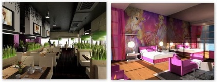 Stilul interiorului manga, interior în stilul de benzi desenate animate