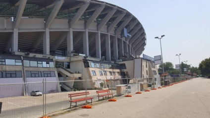 Super Cup fanfire roșu-fierbinte skopje, de așteptare pentru meciul principal de fotbal din august, ochii