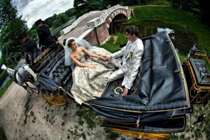 Весільна прогулянка на конях в москві, конферансьє