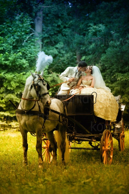 Весільна прогулянка на конях в москві, конферансьє