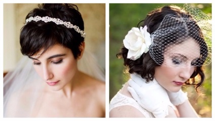 Coafurile de nunta sunt optiuni elegante, cu un voal de solutii de moda