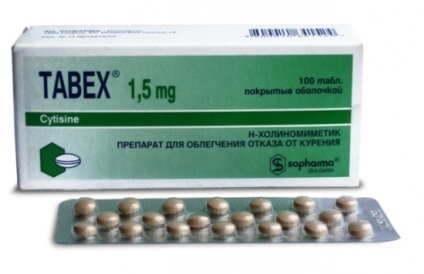 Tabex pilula plus și minus droguri
