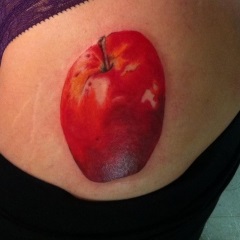 Татуювання яблуко - значення, ескізи тату і фото