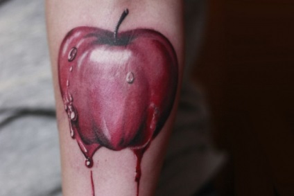 Татуювання яблуко - значення, фото - тату студія барака