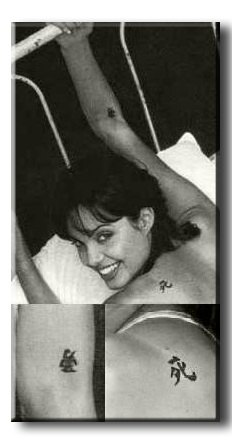 Tetoválás Angelina Jolie (Angelina Jolie Voight) bekezdésében, Lera Sukhanova (Angelina) Tetoválás Angelina Jolie (Angelina Jolie Voight) bekezdésében Lera Suhanova
