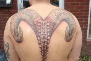 Tattoo arie foto - constelație în tatuaj masculin și feminin, yurtz îndrăzneț