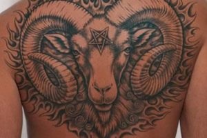 Tattoo arie foto - constelație în tatuaj masculin și feminin, yurtz îndrăzneț