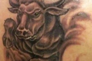 Tattoo arie foto - constelație în tatuaj masculin și feminin, yurets îndrăzneț