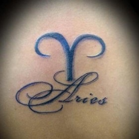 Tatuaj Berbec sensul - sensul simbolului pentru fete și băieți