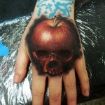 Tatuaj Apple sensul, fotografia și cele mai bune schițe