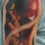 Tatuaj Apple sensul, fotografia și cele mai bune schițe