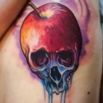 Tatuaj Apple sensul, fotografia și cele mai bune schițe