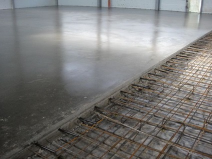 Feltöltés betonon - kiválasztás, alkalmazás technológia