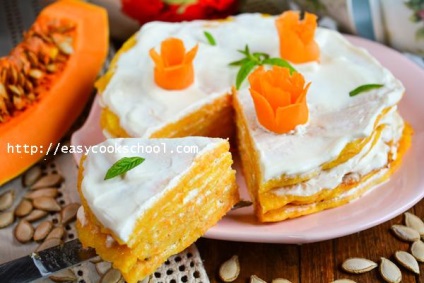 Tök torta receptje egy gyors és ízletes, egyszerű receptek (gyors) Tök torta receptje egy gyors és ízletes, egyszerű receptek