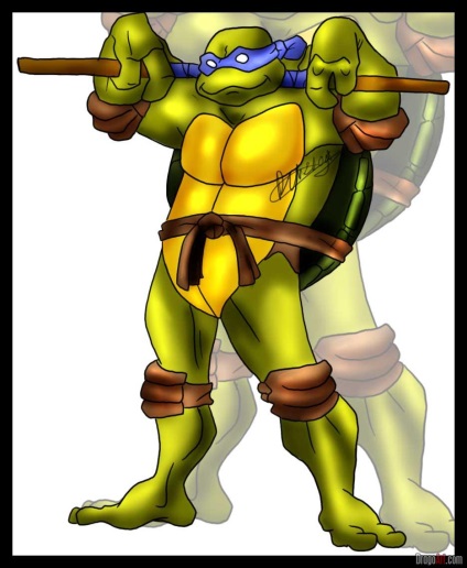 Învățați să desenați țestoase Ninja (pagina 5) • Lumea virtuală a țestoaselor Ninja