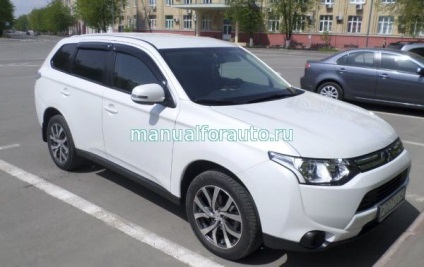 Установка сигналізації mitsubishi outlander 3, точки підключення, Мітсубісі аутлендер