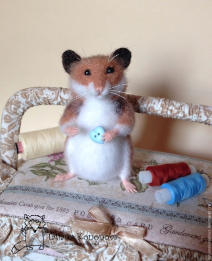 Am pus un hamster drăguț - târg de maeștri - manual, manual