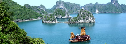 Vietnam, Halong-öböl, mit kell látni