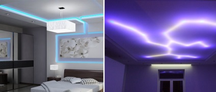 Изборът на осветление за окачени тавани