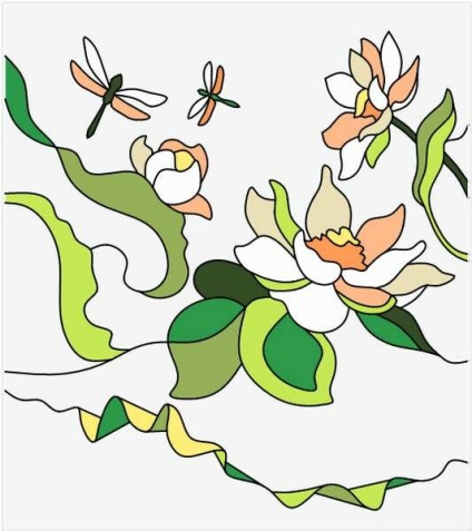 Desene din vitralii - țara-mamă