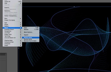 Hullámai részecskék Adobe Illustrator (Adobe Illustrator) Hullámai részecskék Adobe Illustrator
