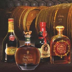 Sherry brandy - a helyszínen a fogyasztók számára az alkohol