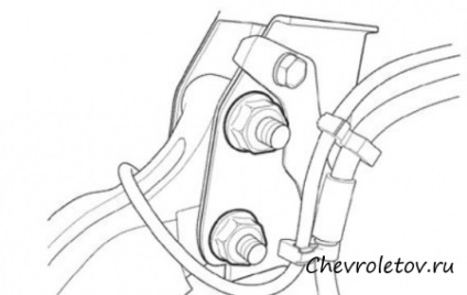 Înlocuirea suportului frontal pe capotă - chevrolet, chevrolet, foto, video, reparații, recenzii