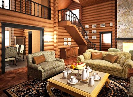 6 Idei inspirate din interiorul unei case din lemn