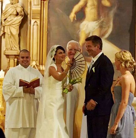 Alec și Hilaria Boldwin au împărtășit fotografiile de la nuntă, salut! Rusia