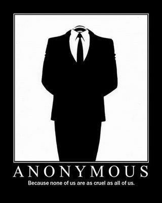 Anonymus, netlore anonim, habbo, chanologie de proiect, anonim, croazieră de volum, imagini,