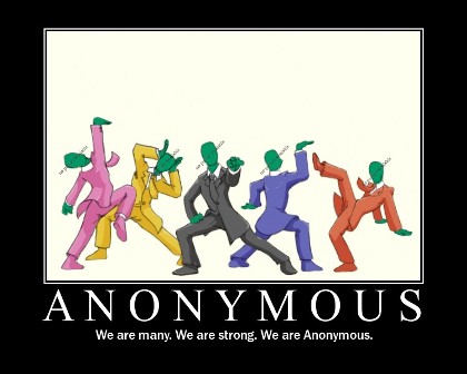 Anonymus, netlore anonim, habbo, chanologie de proiect, anonim, croazieră de volum, imagini,