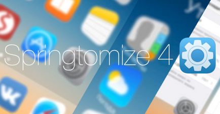 Anunțat springtomize 4 - jailbreak tweak 