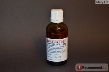 Agent antiseptic pabianicki farmaceutică plant polf (polska) vagotyl (vagothyl) -