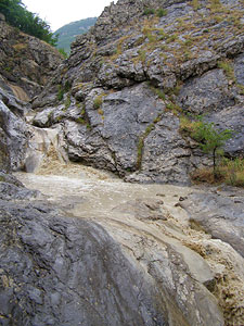 Cascade artabile și granița naturală Panagia