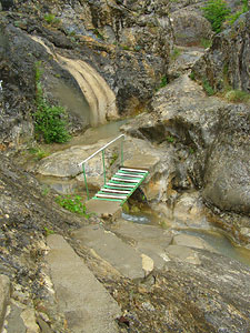 Cascade artabile și granița naturală Panagia