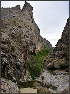 Cascade artabile și granița naturală Panagia