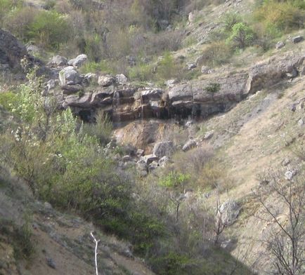Cascade Arpatian (Crimeea), miracolul tractului Panagia