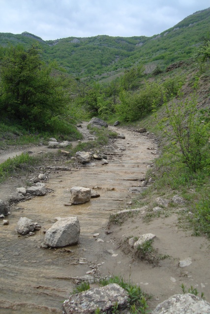 Arpatskie vízesések (Krím), hogyan lehet egy fénykép, egy turista Oroszországban