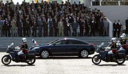 Președinții de automobile Putin și Bush protecția personală (bodyguard) articole de securitate pentru toți