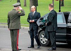 Președinții de automobile Putin și Bush protecția personală (bodyguard) articole de securitate pentru toți