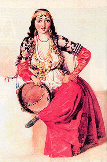Costumul național al femeilor din Azerbaidjan