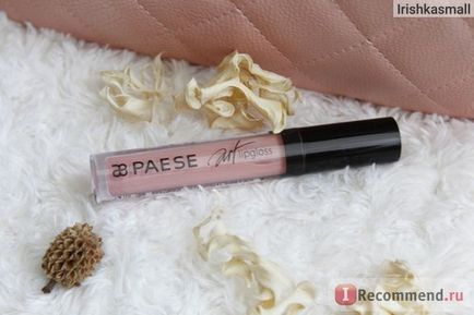 Lip Gloss Paese art - «csillogó fényt anélkül, parabéneket tükörfiniseléssel egy jó ötlet, és